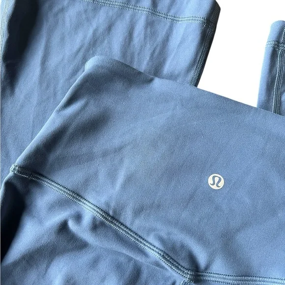 Lululemon Align Flare Leggings Size 4 Blue - Picture 1 of 5
